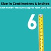 Pack of 5 10cm/3.9" Waterproof House Number Wheelie Bin Stickers