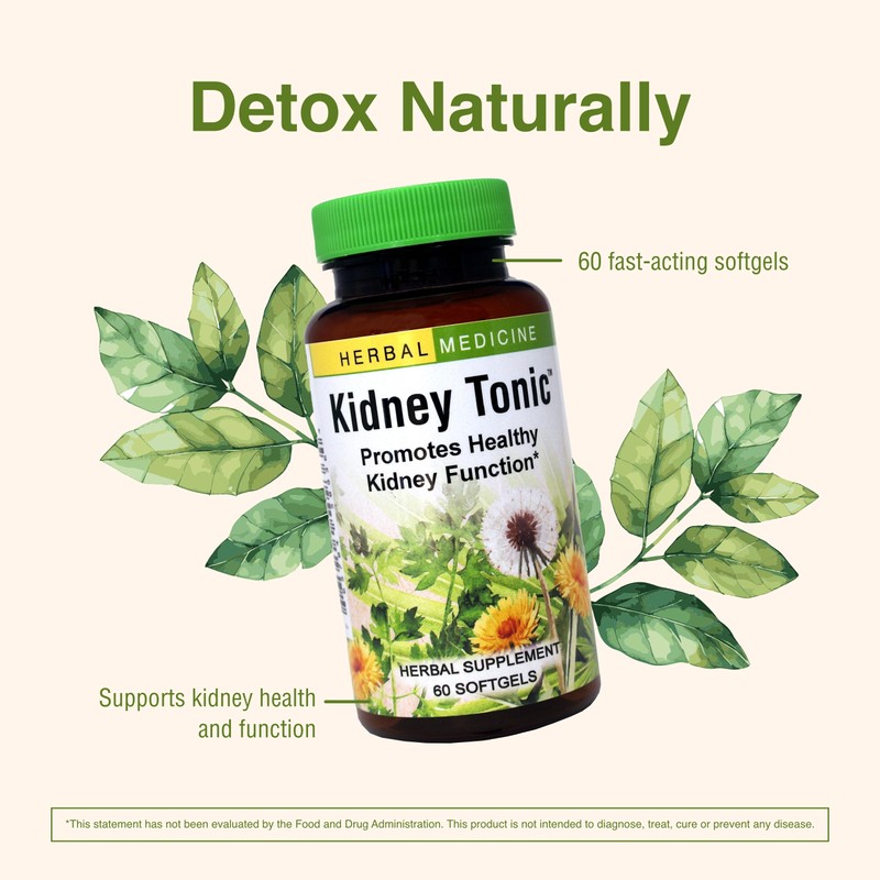 Herbs, Etc. Kidney Tonic Softgels - Function Supplement - Natural
