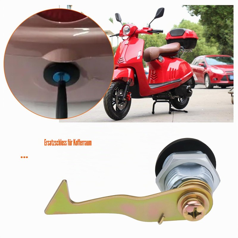 OTOTEC 1 x Motorcycle Replacement Lock Top Case Lock Suitcase