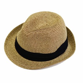 EdgeCity Men’s Straw Hat, Foldable, Large Size. -