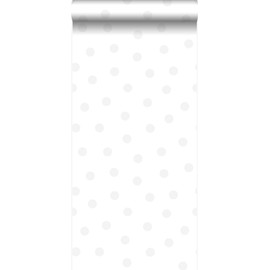 Origin - luxury wallcoverings Jubilee Silver Dots Wallpaper