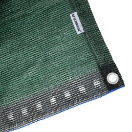 UCINNOVATE 70% Green Garden Sun Shade Cloth, 10x13 FT UV Resistant Sunblock Shade Net, Durable Mesh Shade Fabric Tarp with Grpmmets for Greenhouse, Plants Cover, Pergola, Canopy, Patio or Dog Kennel