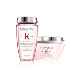 KRASTASE Genesis Kit Tratamiento Anticada  Shampoo Bain Hydra-Fortifiant 250 ml  Mascarilla Masque Reconstituant 200 ml  Fortalecimiento y Prevencin  