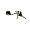 Cafurty 2PCS Black 8 Ball Keychain Pool Ball Keychain 8