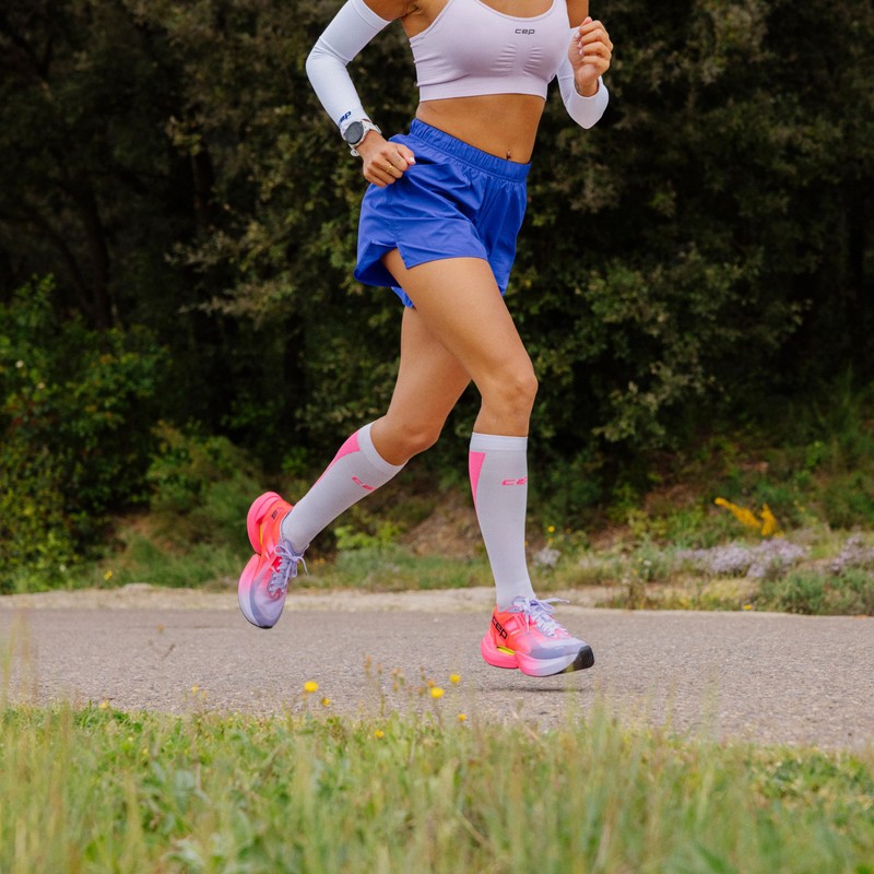 CEP - Lightweight Running Socks with Compression for Women, Ultralight