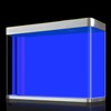 ELEBOX Aquarium Background Blue Black Fish Tank Background Picture Static