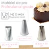 ScrapCooking - 3 boccole per tronchi di Natale - Boccole