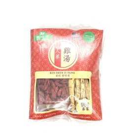 Greenlike President Brand Chinese Herbal Soup Health Care 补气活血汤/当归补血汤/党参北芪汤/何首乌补血汤/人参鸡汤/南阳肉骨茶汤/十全大补汤/四物汤 (REN SHEN JI TANG 人参鸡汤 3.88oz / 110g)