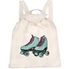Azeeda 'Roller Skates' Canvas Rucksack/Backpack (RK00014398)