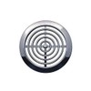 MINI 2x Air Vent Grille Covers 45mm (1.77inch) Ducting CHROME