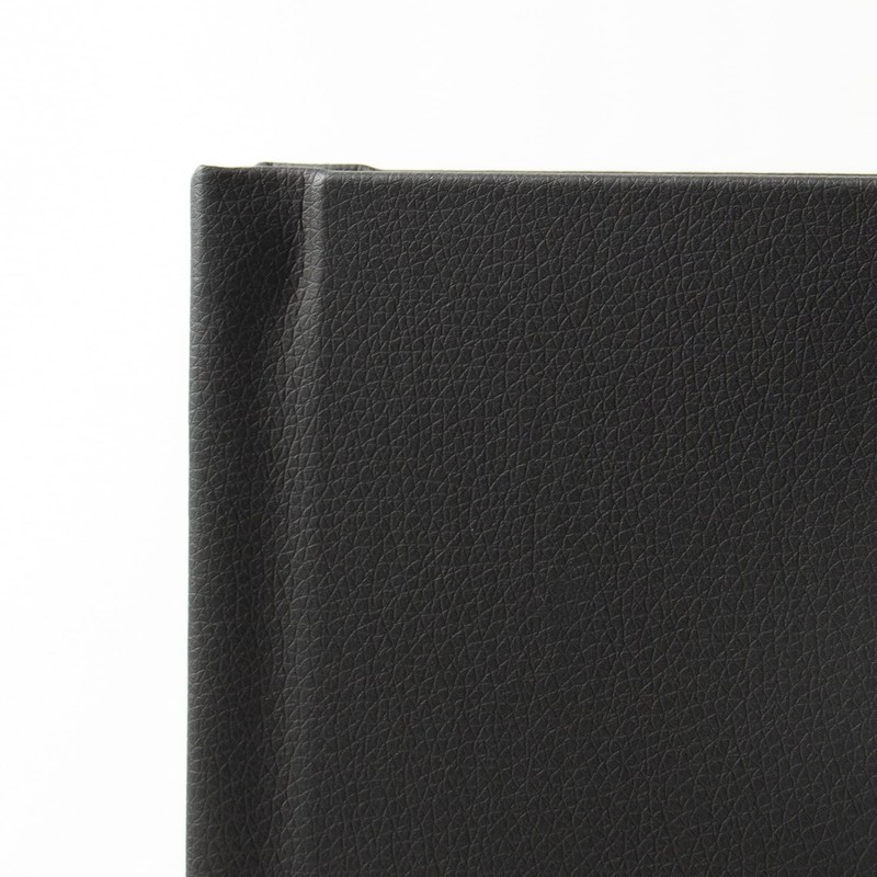 Neil Enterprises Inc. 2.5" x 3.5" Black Leather Self-Stick Photo