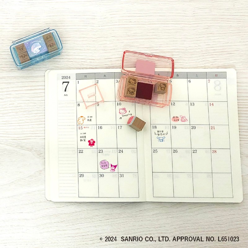 Beverly Sanrio Pom Pom Purin Sanrio Characters Stamp Mini Stamp