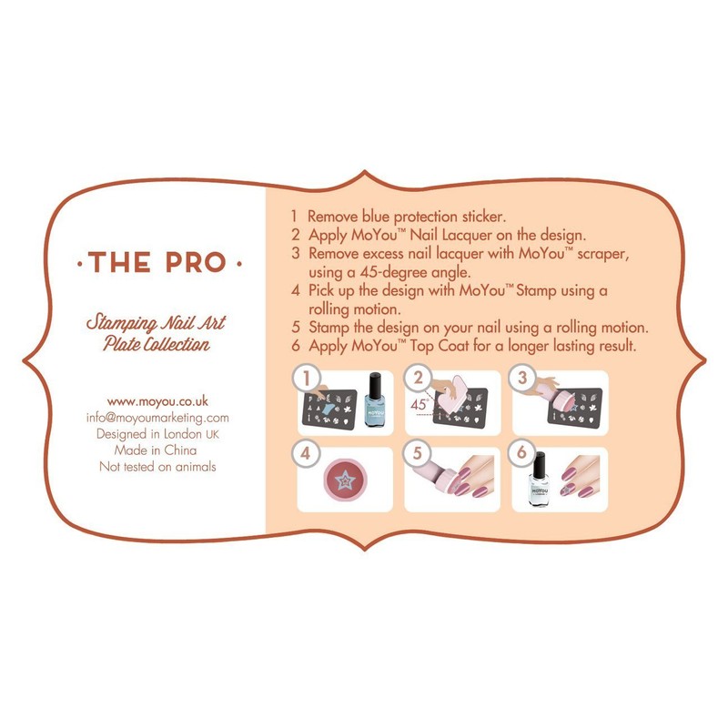 MoYou -London Nail Design The Pro Stencils 04