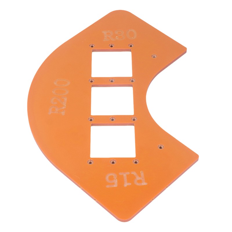 Radius Jig Router Template R15 R30 R100 R200 Woodworking Corner