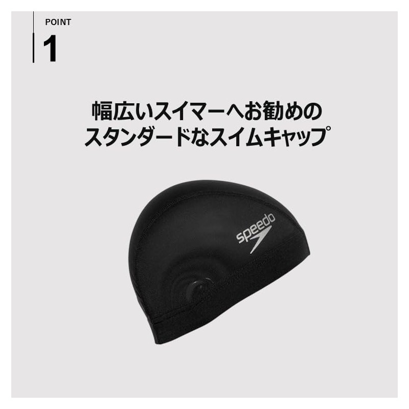 Speedo SE12050 SE12050 Logo Mesh Cap Swim Cap - White