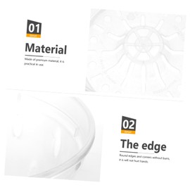 Kisangel 2sets Orchid Planting Pots Drainage Holes and Saucers for Indoor and Outdoor Use for Orchids and Vegetables