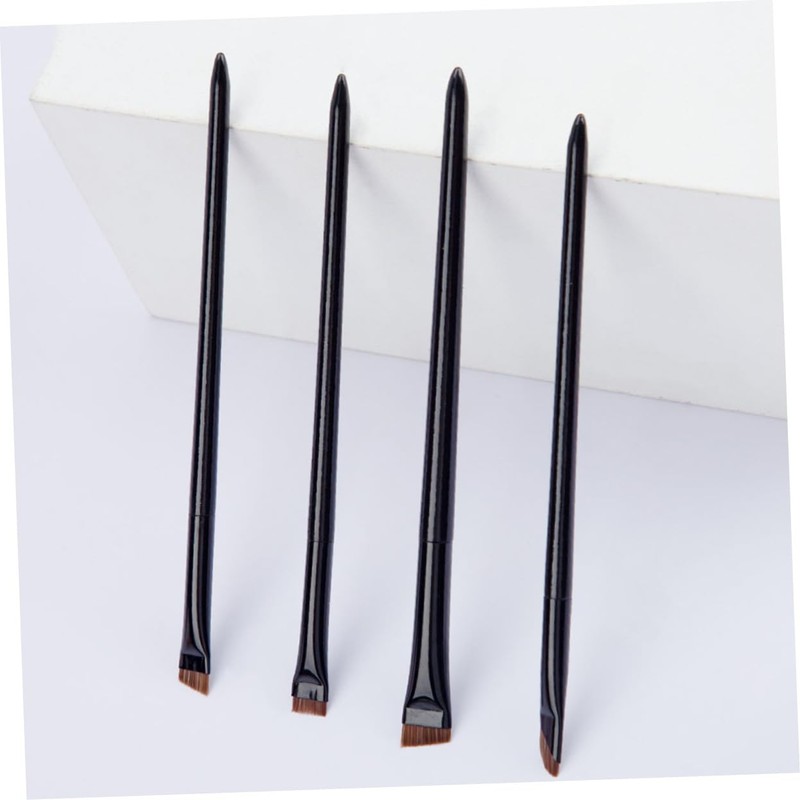 Ipetboom Eyeliner Brush Set Flat Angled Brush for Eyebrow Eye