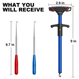 SNAIL TRAIL 3 Pcs Fish Hook Remover Tool - Fishing Dehooker, Lure Removal