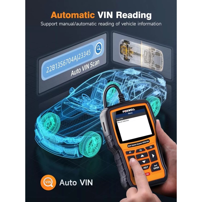 FOXWELL for CHRYSLER Car All System Active Test OBD2 Scanner