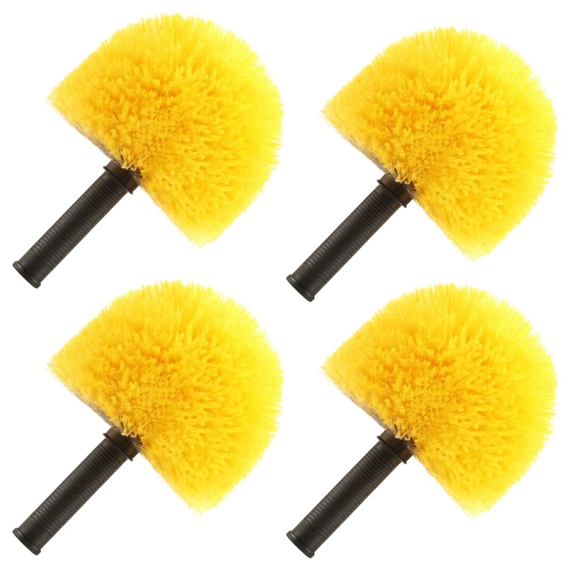 4 Pack Screw on Webster Cobweb Duster Head for Pole,Spider