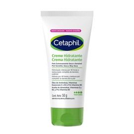 CETAPHIL Crema Hidratante 50 g Hidratación continua hasta por 48 horas desde la 1era aplicación Recomendada por Dermatólogos para Piel Sensible.