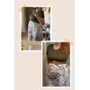 WOOXIO WOOXIO Women's Short Sleeve Maternity Dress Patchwork Pregnancy Clothes
