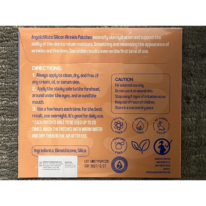 Silicone Wrinkle Patches for Forehead, Under Eye & Face: Reusable