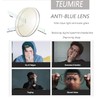 Teumire Oversized Square Blue Light Blocking Glasses for Women Men