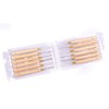 IETONE 5Pcs Wooden Handle latch Hook Needle Micro Rings Needle,