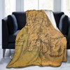 Lord of The Ring (Map) Ultra-Soft Micro Fleece Blanket Flannel