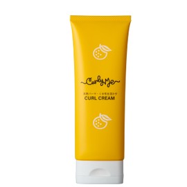Curly Me Curly Cream Tube, Fine Fragrance (Yuzu), 3.5 oz (100 g), Curly Hair, Tenpa, Curly Hair, Perm