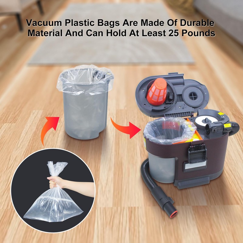 Cherimo Replacement Vacuum Bags Compatible with Shark VS100 VS101 VS100C