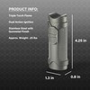 Visol Marlin Butane Triple Flame Windproof Lighter, Refillable, Built-in Punch