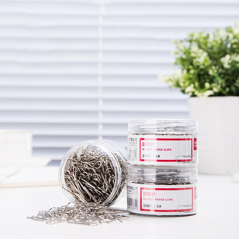Delhi Deli Easy Paper Clips 200pcs / 델리 이지 페이퍼