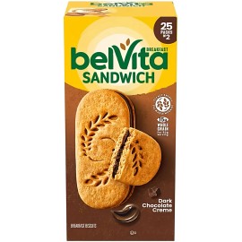 Whizzotech belVita Dark Chocolate Creme Breakfast Biscuits (25 pk.), 1 Count