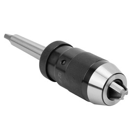 JT3 Keyless Drill Chuck, Self-Tightening, Heavy Duty, 1/32-5/8 Inch, HSS Material, with MT2-JT3 Post