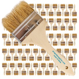 Pro Grade - Chip Paint Brushes - 96 Ea 3 Inch Chip Paint Brush Light Brown