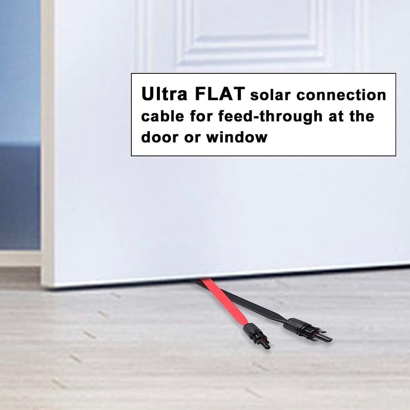 Solar Cable Window Feed-Through 35 cm Cable Waterproof PV Cable