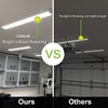 hykolity 4FT 120W LED Shop Light Linkable, 13000lm(400w Equivalent), 5000K