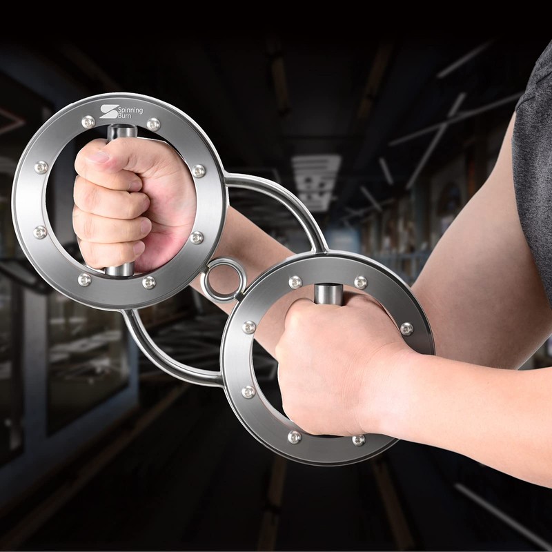 Spinning Burn Machine, Double Arch, Silver, 12LB