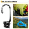 BokWin 10 Pcs Bungee Shock Cord Hook Plastic Coated Bungee