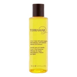 Óleo Terramar 3 in 1 Hair Oil nutrición - 5 packs de 1 unidad de 98ml