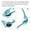 sourcing map Manual Hand Squeezer, Aluminium Alloy Lemon Orange Citrus