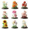 9 Flowers 1500Pcs Mini Building Blocks Set for Adults –