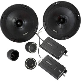 KICKER Speakers 6.75 inch for Hyundai Genesis (Sedan) 2015-2016 Upgrade Kit - Pair of CS Series with Adapters and Harness, Component 6 3/4 Car Audio Front or Rear Door Speaker CSS674, 46CSS674