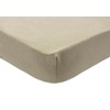 Jollein Jersey Fitted Sheet for Cradles Olive Green Pack of