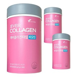 EverCollagen Time Biotin Low Molecular Collagen Peptide, 3 cans, 3 month supply / 에버콜라겐 타임 비오틴 저분자 콜라겐 펩타이드 3통 3개월분