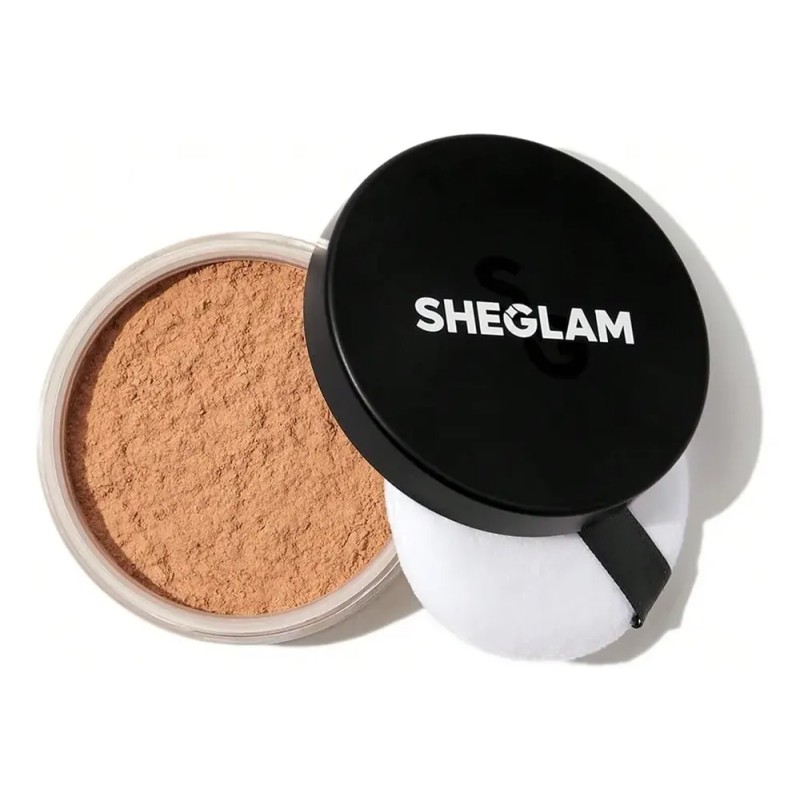 Sheglam Polvo Fijator Baked Glow Acabado Radiante Tono Deep Brown
