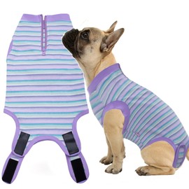Wabdhally Dog Surgery Recovery Suit,Surgical Recovery Female Spay Suit for Large Dogs Cats,Surgery Recovery Multi Purple Onesie XXXL