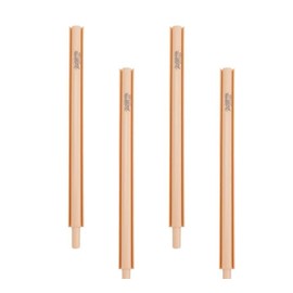 BSeal Bag Sealer - Keep Food Crisp & Fresh Longer | For Pantry and Freezer Storage | Peach | Pack of 4